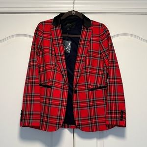 NWT JCrew Tartan blazer - S - perfect for Christmas and the holidays!
